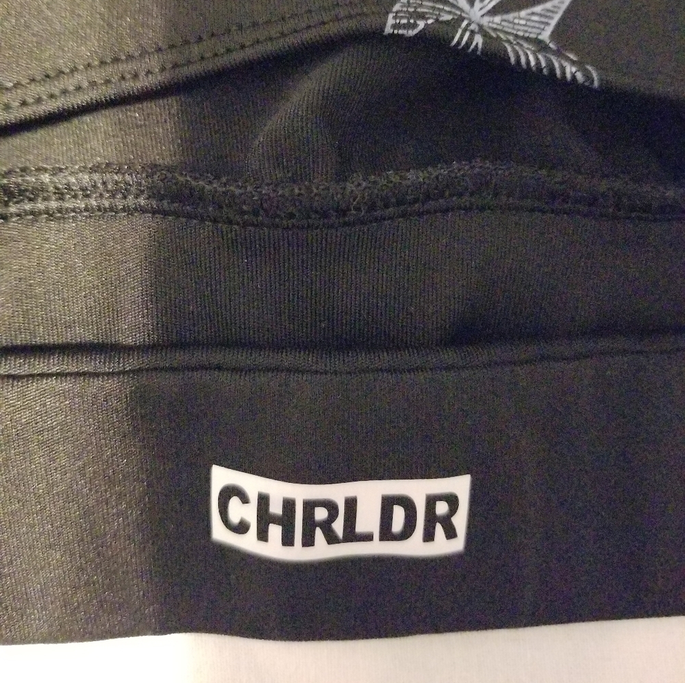 CHRLDR Sport Bra Color Black/Purple Size S - Picture 4 of 5